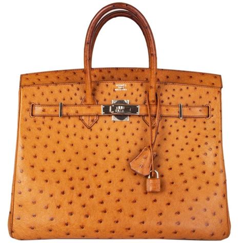 hermes birkin style ostrich leather handbag|Hermes Birkin dalmatian.